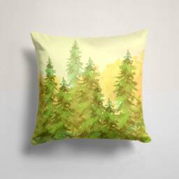 Christmas Winter Pillow Cover/Pine Tree Throw Cushion Cover/Snowflakes Pillow/Deer Case/Red Xmas Home Decor/Xmas Gift Ideas - thumbnail 3
