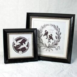 5x5 Inch Or 5x7 Photo Frame Black With Inner Narrow Silver Bead For Wedding/Office Desktop/Family/Instagram Deluxe Quality - thumbnail 3