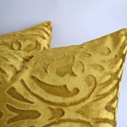 Sale Gold Velvet Pillow Covers 12, 14, 16, 18, 20, 22, 24, 26, 28, 30, 36 Cushion Cover Pillow Covers Gold Sofa Couch Farmhouse Rustic Sham Lumbar - thumbnail 3