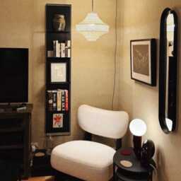 Ovruch Minimalist Pendant Lamp Japandi Wabi-Sabi Light, Recycled Cotton Crochet Hanglamp - thumbnail 3