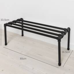 Eva Shoe Rack in Industrial Design - Storage For The Entrance Area - thumbnail 2