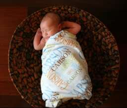 Personalized Minky Baby Blanket - Custom Name, Soft Toddler