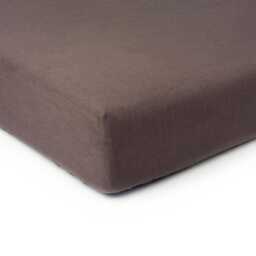 Brown Linen Fitted Sheet, Deep Taupe Bedding, Natural Sheets Queen, Double, Twin, Full, Cal. King - thumbnail 2