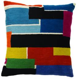 Zaida Multi Coloured Bricks Rug - thumbnail 2