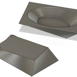 Wormy Walnut Bowl/Nicknack Tray With A Twist - thumbnail 4