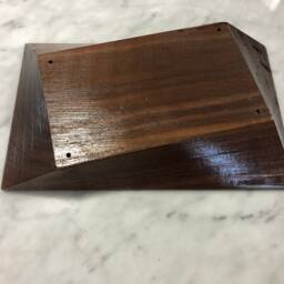 Wormy Walnut Bowl/Nicknack Tray With A Twist - thumbnail 3