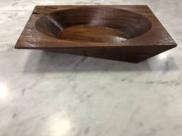 Wormy Walnut Bowl/Nicknack Tray With A Twist