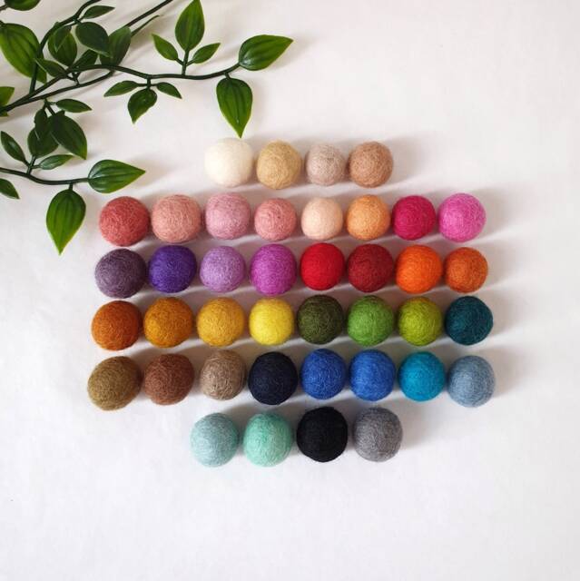 Custom Curtain Felt Ball Pom Tie Backs - image 1