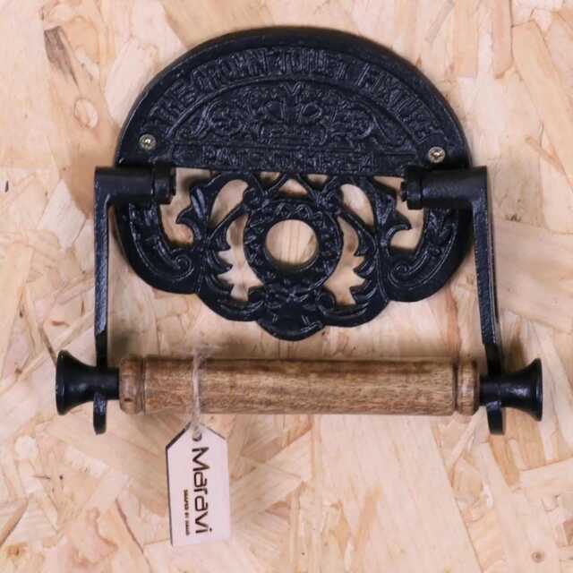 Vintage Style Toilet Roll Holder The Crown Fixture - image 1