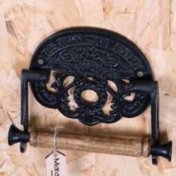 Vintage Style Toilet Roll Holder The Crown Fixture - thumbnail 2