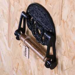 Vintage Style Toilet Roll Holder The Crown Fixture - thumbnail 3