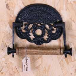 Vintage Style Toilet Roll Holder The Crown Fixture - thumbnail 1