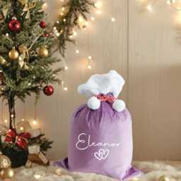 2025 Large Santa Sack, Christmas Stocking Sack, Santa Bag With Name, Christmas Gift Bag, Christmas Bag, Holiday Gift Bag, Santa Bag, Gift For Kids - thumbnail 2