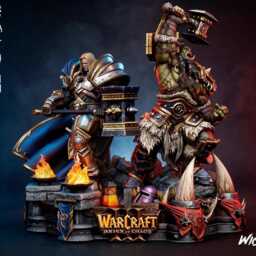 Oath & Fury - Fantasy Warrior Diorama Medieval Leaders Arthas Thrall Resin Figure 16K - thumbnail 2