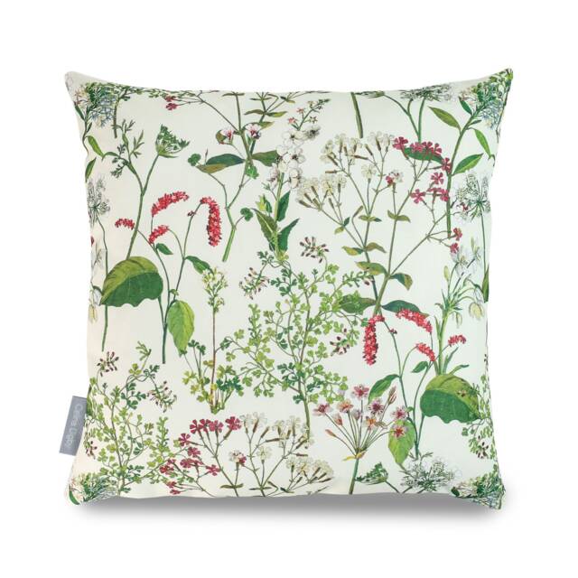 "Water Resistant Garden Outdoor Cushion Pillow Welsh Meadow 43x43cm, 17""x17" - image 1
