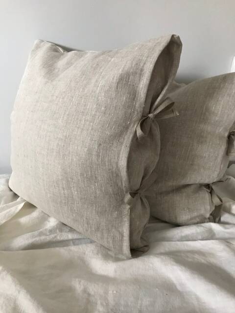 Linen Cushion Cover/Decorative Pillow Case Linen Home Decor - image 1