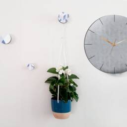 Geometric Wall Clock, Minimalist Clock , Large Modern Decorative Bedroom Analog Silent - thumbnail 2