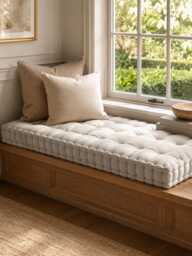 Custom Bench Cushion Handmade Cotton Blend Window Seat Cushion