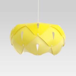 Lamp/Light Cynara Yellow Lampshade Recycled Cardboard Paper Lamp Diy - thumbnail 2