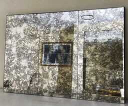 Handmade in The UK - Antique Mirror Tiles 30cm X Gold/ Bronze Kitchen Splashback - thumbnail 1