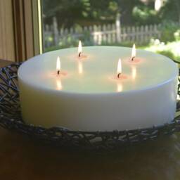Custom Hand Poured 10 Inch Diameter Candle With Multi Wicks - thumbnail 4