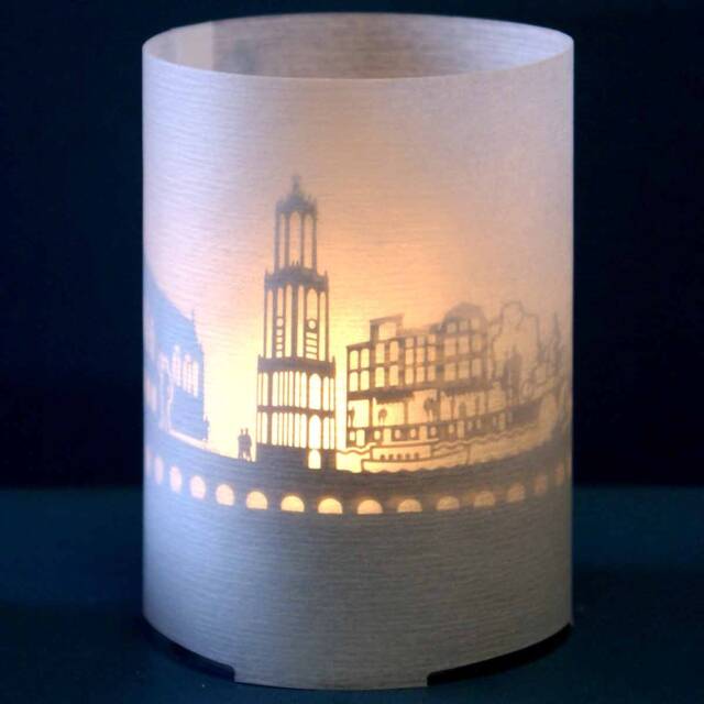 Utrecht Skyline Shadow Play - City Souvenir Gift Tube - image 1