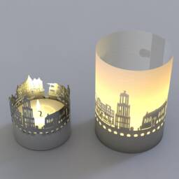 Utrecht Skyline Shadow Play - City Souvenir Gift Tube - thumbnail 3