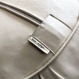 Leather Pouf Vintage Look - thumbnail 3