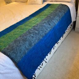 Hand-Loomed Yak Wool Blend Blanket Fairly Traded From Nepal Travel Throw Home Accessories Camping Yoga Warp Ideal Gift B5 - thumbnail 1