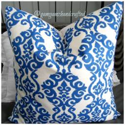 Blue Pillows.blue & White.toss Pillow.waverly.throw Pillow.home Decor.spring Decor.winter Decor.summer Decor.accent Pillows.cushion Covers - thumbnail 2