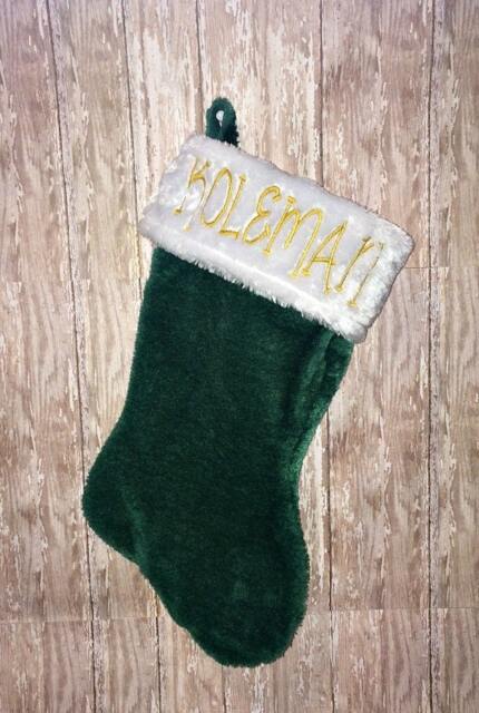 Custom Monogrammed Christmas Stocking - image 1