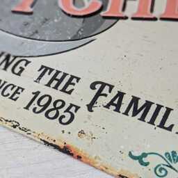 Personalised Kitchen Sign Custom Family Name Kitchen Decor Vintage Style Wall Art Housewarming Gift Mum - thumbnail 3