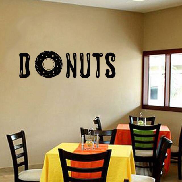 Donut Wall Decal Removable Vinyl Sticker T993 - image 1