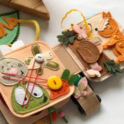 Quiet Book , Quiet From 1 Year To 3 Years, Educational Felt Book, Felt Busy Book, Baby Activity Book. Activity Toys - thumbnail 2