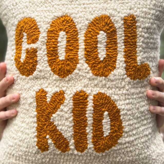 Handmade Cool Kid Pillow - image 1