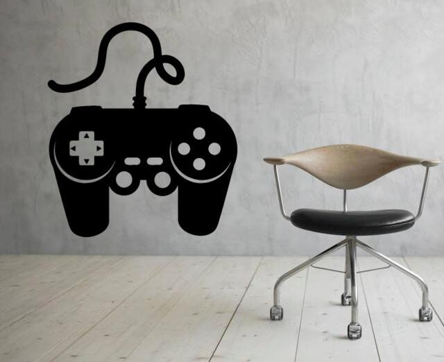 Games Gamer Wall Vinyl Decal Joystick Video Fun Sticker Interior Home Cool Decor - 4Gm7R - image 1