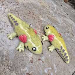 Axolotl Christmas Ornament 4 Colors To Choose From - thumbnail 4