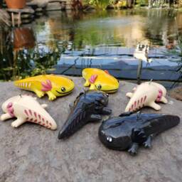 Axolotl Christmas Ornament 4 Colors To Choose From - thumbnail 3