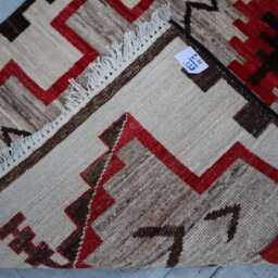 3x8 Ft White Kazak Runner Rug - Afghan Luxury Brand New Medallion Turkish Area Rug, Beautiful Living Room - thumbnail 4