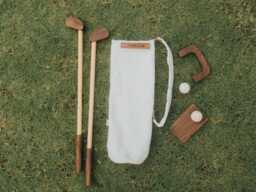 Personalized Wooden Golf Set For Kids, Outdoor Toy Game, Children's Sports Gift, Toddler Activity, Birthday Gift Idea - thumbnail 1