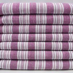 "Purple Striped Towel, Turkish Pehtemal, Turkish Towel, Wholesale Towel, Bridesmaid Gift Towel, Thin Towel, 32""x65" - thumbnail 2