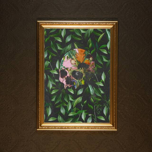 Wild Botanical Skull Print - Gothic Home Macabre Art Gallery Wall By The Blackened Teeth - image 1