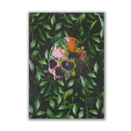 Wild Botanical Skull Print - Gothic Home Macabre Art Gallery Wall By The Blackened Teeth - thumbnail 3