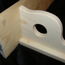 Decorative Shelf Brackets With Rod Support - thumbnail 2