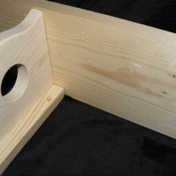 Decorative Shelf Brackets With Rod Support - thumbnail 3