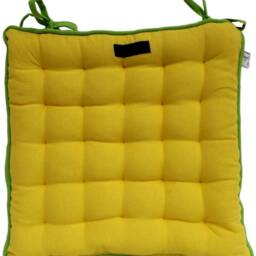 Cotton Tie-On Chair Cushion, Colorful Home & Garden Seat Pad - thumbnail 3