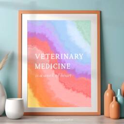 Veterinary Medicine Print - Wall Art, Artwork, Print, Poster, Gifts - thumbnail 3