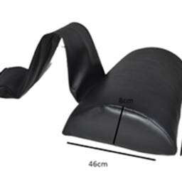 Firm Faux Leather Back Support Lumber & Hanging Armchair Sofa Headrest Bolster Cushions - thumbnail 4