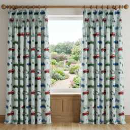 Custom Made Land Rover Duck Egg Blackout/Lining Curtains Pinch /Triple/Double Pleat