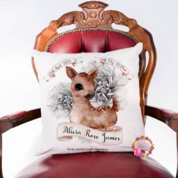 New Baby Gift, Child Pillow, Cushion, Personalised Children's Gift For Girl, Boy, Christening Gift, Name Pillow - thumbnail 3